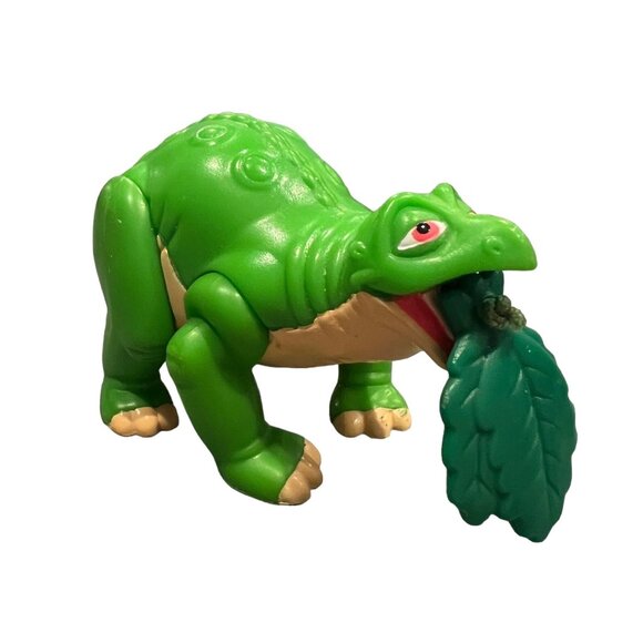 Vintage Burger King Land Before Time Spike Dinosaur PullToy 1997 WORKS Fast Food - Picture 1 of 8